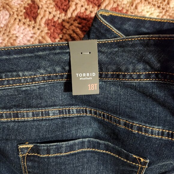 Torrid Dark Blue Jeans - 18T - Picture 1 of 3